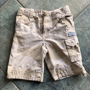 Camo cargo shorts